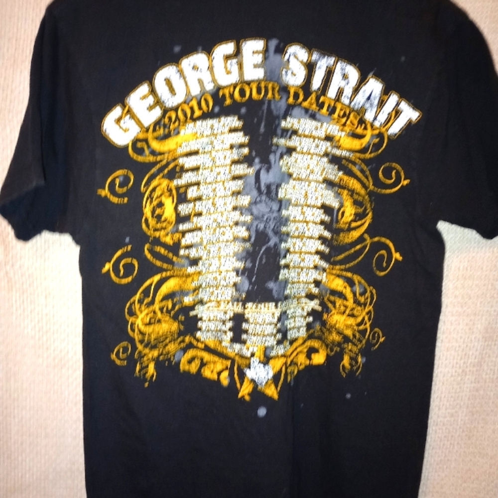 George Strait 2010 concert tshirt size small